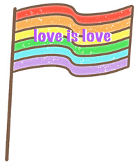 Pride month flag