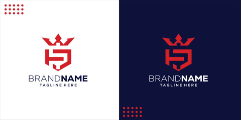Creative S and Crown Shield Logo Design, Design Inspiration, Design Illustration, Vector