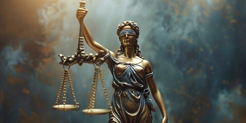 A representation of justice, symbolizing legal and law principles.