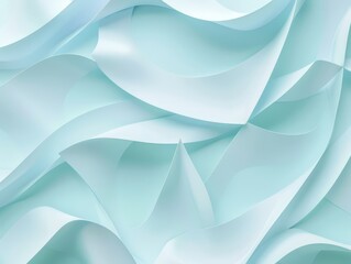 Abstract background with smooth light blue waves, creating a vibrant and elegant design.