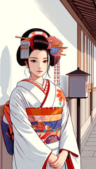 日本画（Japanese painting）／美人画