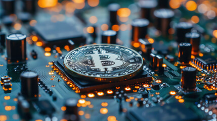 Chip to Mining Bitcoin