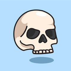 Vector illustration Skull. Vector design Skull. Skull Vector Cartoon design illustration and icon for website, digital and print