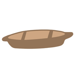 Wooden boats in the Ayutthaya period