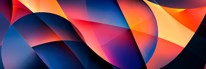 Obraz premium abstract background of shapes and lines, suggesting a harmonious balance between elements.