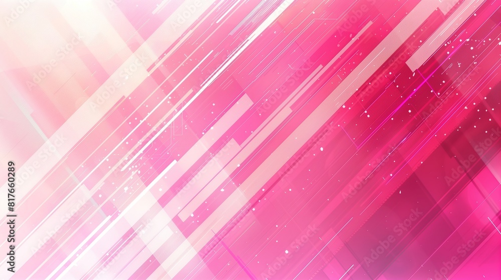 Poster abstract background , hot pink lines strategically to draw attention to key elements