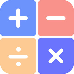 Fototapeta premium calculator app icon 
