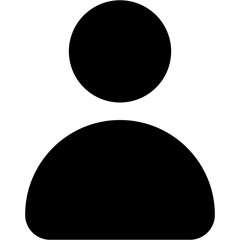 Simple Icon set related to Users. Profile Icon.