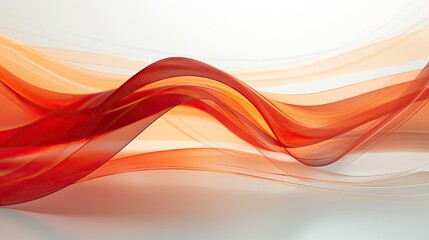 Modern 3D abstract design with flowing, lines and glass-like texture