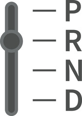 Car Automatic Transmission Icon. Vector illustration