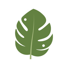 Monstera Leaf Element