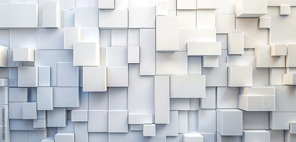 Poster abstract background, modern rectangles and squares in balanced and harmonious compositions
