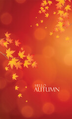 Autumn season style background design.