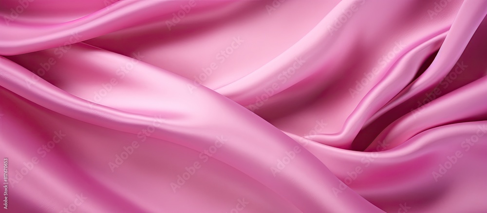 Poster a vibrant and eye catching fabric in a striking shade of pink providing ample copy space for images