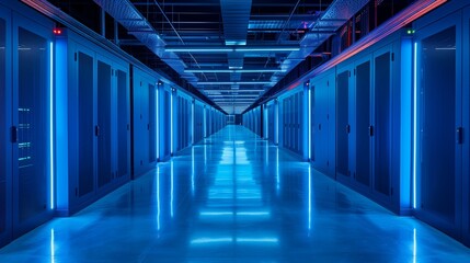 Blue light technology background. Abstract technology background of blue light.