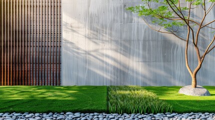 Serene Abode: Contemporary House With Majestic Tree