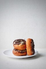 donat or donut with chocolate sprinkle