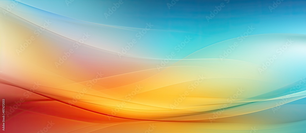 Poster a vibrant and blurry abstract background with vivid colors is perfect for web design or as a blurred
