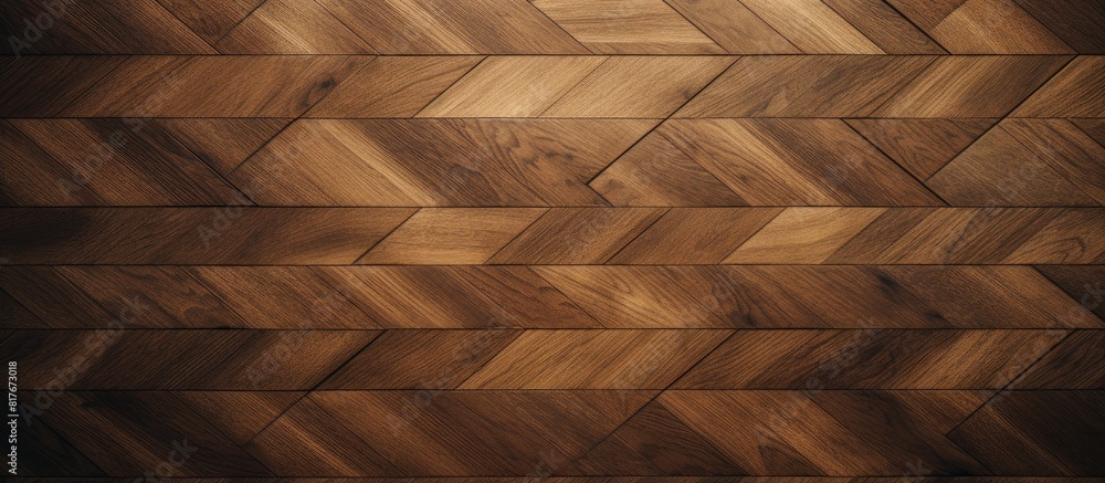 Poster the image displays a copy space with a textured wooden parquet design