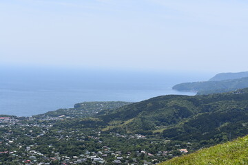 大室山山頂からの風景