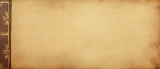 Obraz premium An vintage photo album with ample room for pictures and written captions allowing for a personalized touch Copy space image