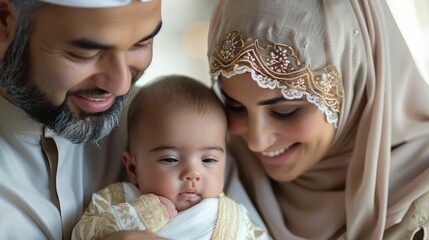 Tender Islamic Newborn Naming Ceremony Celebrating Community and Tradition