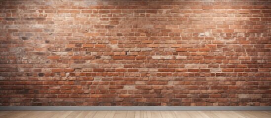 An image of a brick wall with plenty of empty space for text or other elements. Creative banner....