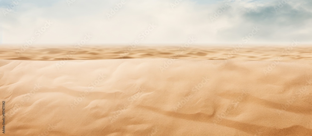Poster a sandy beach with its textured sand is the perfect background for a copy space image