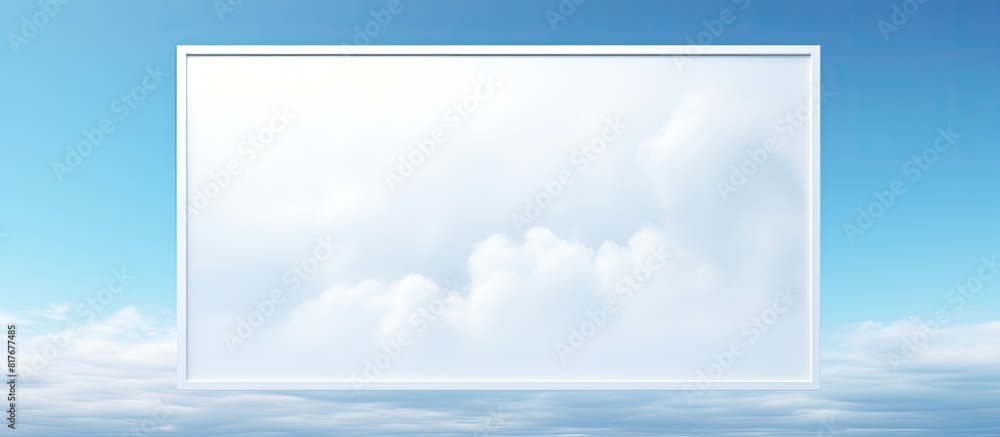 Aufkleber copy space image with a frame
