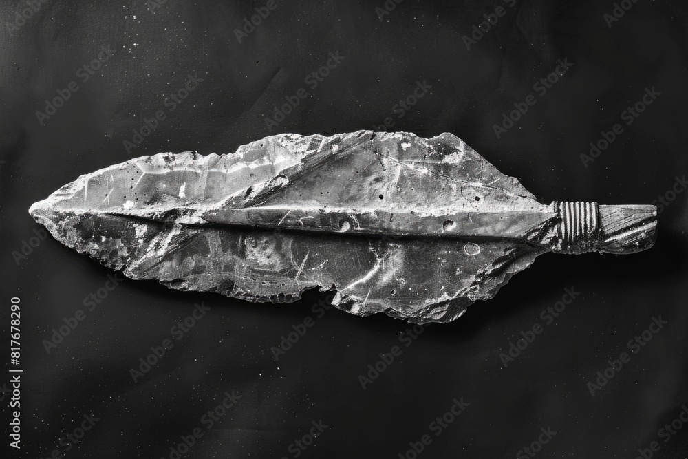 Poster a piece of ice on a black surface. suitable for various design projects