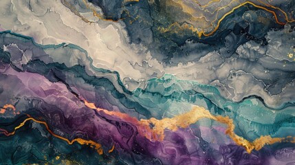 Abstract orange and gray marble texture. Macro shot with details.