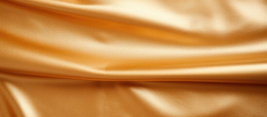 A closeup of a gold colored leather texture fills the background of the image leaving ample empty...