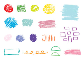 컬러 색연필 브러쉬