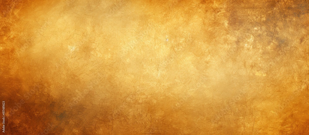 Poster a copy space image with a textured background in a rich and lustrous golden hue