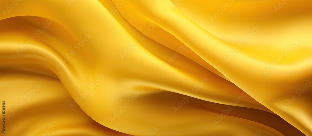 Poster a vibrant yellow silk background captured in close up with ample copy space for any desired image