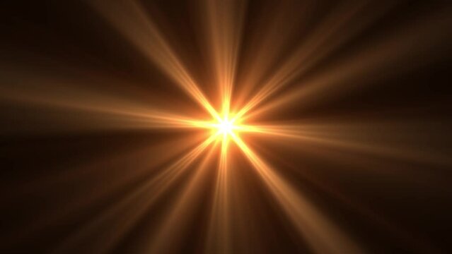 Strong spot light emitting light rays, seamless loop 4K video