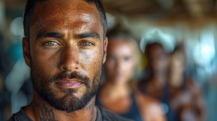 A motivating series of portraits featuring gym trainers and instructors, each one showcasing their expertise and passion for