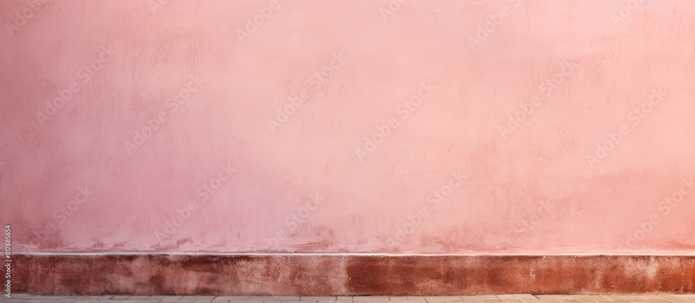 Aufkleber an image of an old pink wall serving as a background. creative banner. copyspace image
