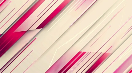 Abstract background, hot pink lines to accentuate the clean lines and geometric shapes of the design