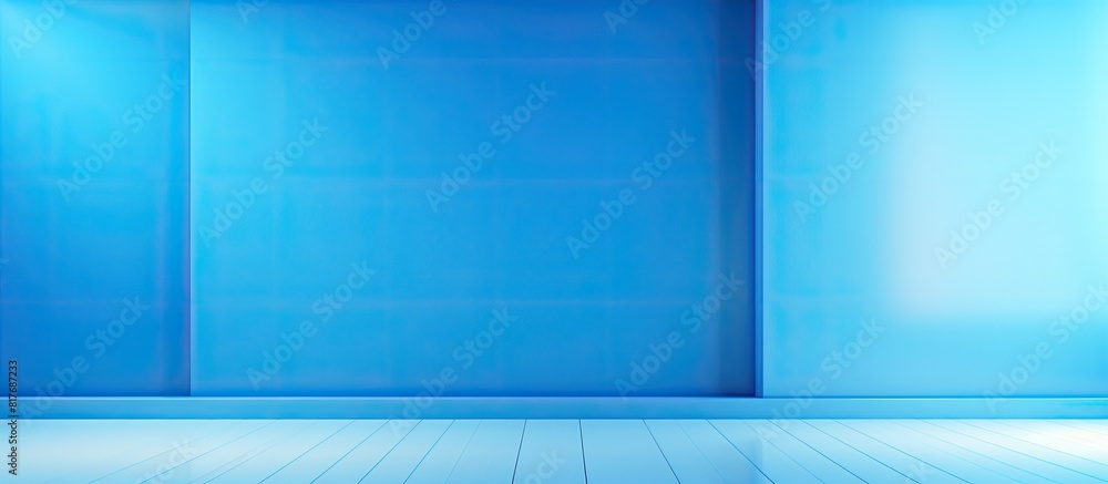 Poster blue background copy space image