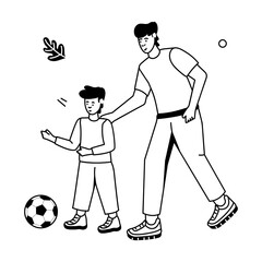 Outdoor Adventures Flat Illustrations  

