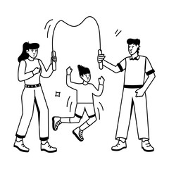 Pack of Outdoor Adventures Flat Illustrations  

