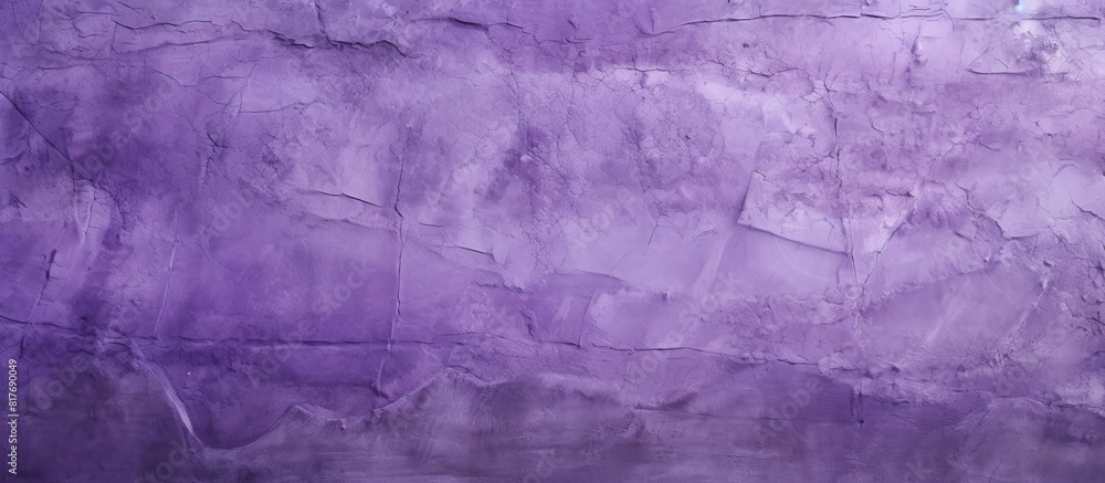 Aufkleber architectural abstract background with a rough violet plaster texture copy space image