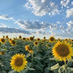 Obraz premium flower field