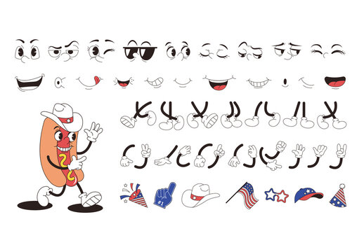 Hotdog Character Creator Kit