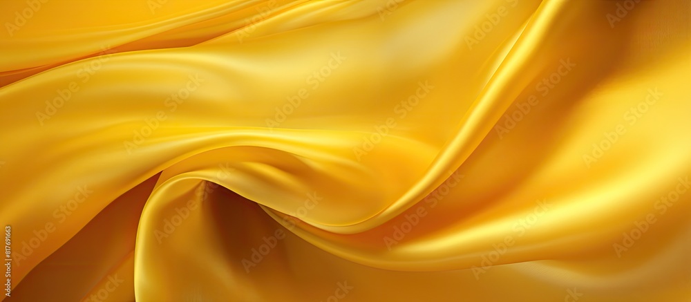 Leinwandbilder a vibrant yellow silk background captured in close up with ample copy space for any desired image