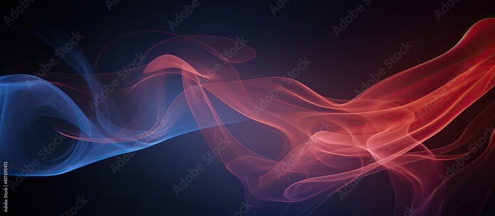 Poster smoky abstract background with close up copy space image