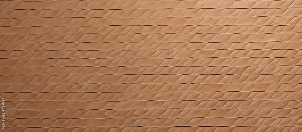 Poster a patterned cardboard background image with a textured and eco friendly appearance made from recycle