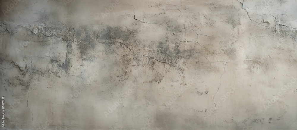 Poster A fragment of an aged concrete wall with a textured stucco finish creating a background suitable for copy space image