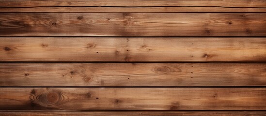 Fototapeta premium A seamless wood background and texture featuring an old brown colored wooden wall with plenty of copy space image 96 characters